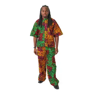 Diokpa Shirt & Pants Patchwork Set