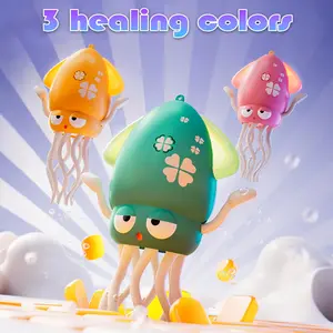 Intelligent sensing crawling octopus toy, dancing octopus baby, with  LED lights and happy music, automatic obstacle avoidance crawling,  interactive gifts for toddlers, enlightenment toys, children's toys  recommended Sensory