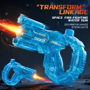 LED Electric Water Blaster with Space Energy Ring Design, Summer vibes, High-pressure & Long-range,Summervibes, Large Capacit【Safe & Harmless Water Gun Toy】