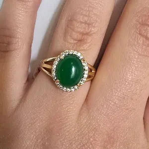 anillo 843 para mujer gold plate