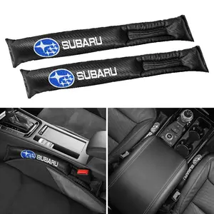 1/2PCS Car Seat Gap Plug Filler Pads Leather Leak -proof Pads Soft Styling Auto Accessories For SUBARU Forester Impreza Legacy Outback WRX STI BRZ XV Car Accessories