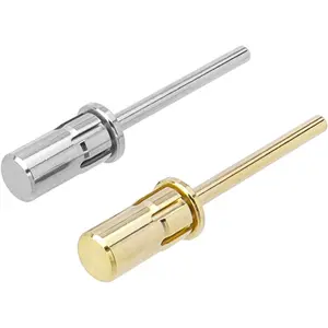 2Pcs Nail Art Easy-Off Mandrel Bit 3/32Inch Shanks, Fast Remove Acrylic or Hard Gelfor Manicure Tool Accessory Sanding Band Mandrel for Electric Nail File