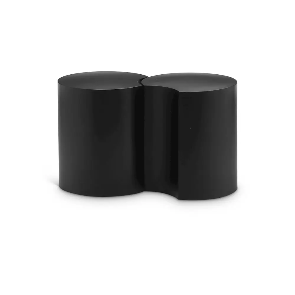 Dimple Black End Table