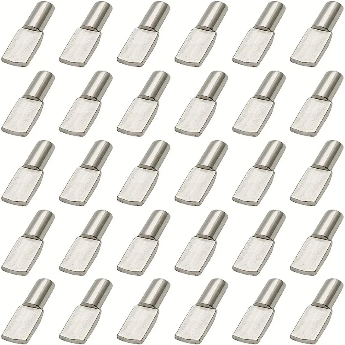 Shelf Pins Kit, 5mm Spoon Shaped Nickel Plated Shelf Support Nails, Furniture Shelf Support Partitions, Cabinet Shelf Support Nails, Kitchen Furniture