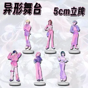 Anime ALIEN STAGE Luka Till Sua Ivan MiZi Acrylic Stand Model Figure Standing Plate Desktop Display Toy Fans Collection Gift