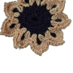Crochet Coasters - Handmade Floral Design, Ideal for Drinks, Durable and Stylish, Perfect for Home Decor