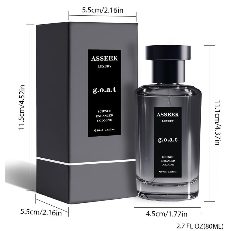 ASSEEK Midnight Marine Man Men's Perfume-OceanAroma 80ml Woody Amber Fragrance Eau deParfum Long Lasting Cologne Gift -Edp Intense