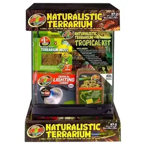 Zoo Med Naturalistic Terrarium Tropical Kit 12x12x18 Vivarium