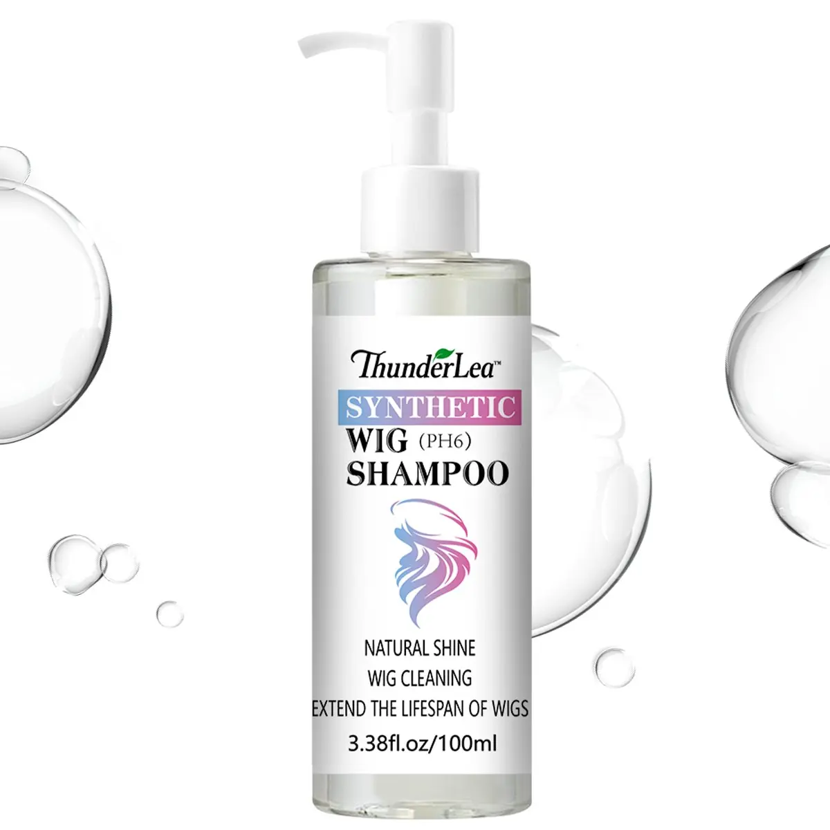 Synthetic Wig Shampoo Haircare 3.38FL.OZ | Revitalizes Refreshes Cleanses Extends Lifespan of Wigs Hairpieces Soft Fresh Feeling Gentle Cleanser
