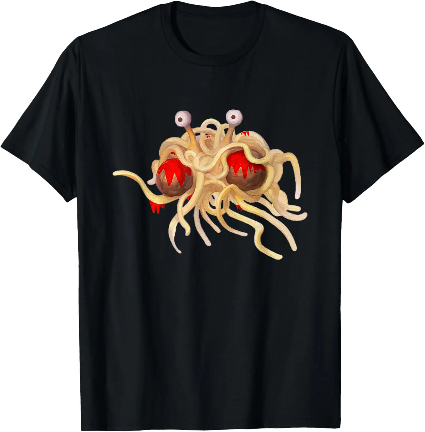 100% Cotton FSM - Flying Spaghetti Monster - Funny Pastafarian Atheist T-Shirt