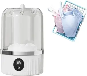 Portable mini washing machine, USB charging, high-quality impact-resistant underwear/underpants cleaning, compact and lightweight, suitable for apartments, dormitories, hotels, RVS and travel camping