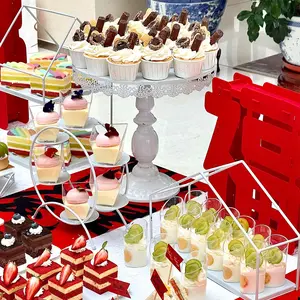 Rotating Dessert Stand! Metal Ferris Wheel Display for Wedding Candy, Birthday Cupcakes. The Ultimate Party Centerpiece
