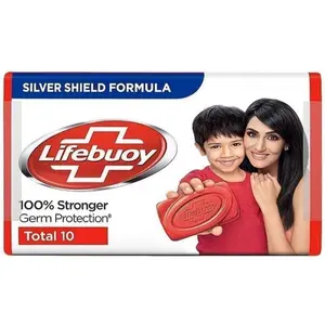 Lifebuoy Total 10 Soap Bar - 100% Stronger Germ Protection Formula