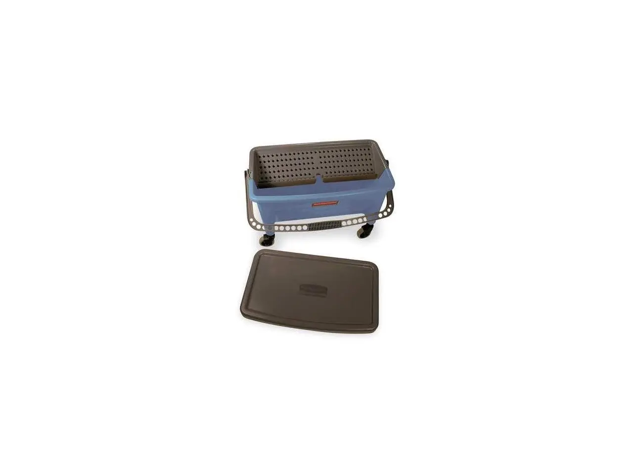RUBBERMAID FGQ93000BLUE Mop Bucket and Wringer,28 qt.,Blue