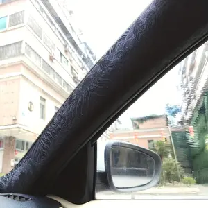 Car Interior Decorative Fabric, Car Interior Embroidery Fabric, Elastic Self-adhesive Interior Modification Sticker Fabric, Sticker For Cars, Decal For Cars