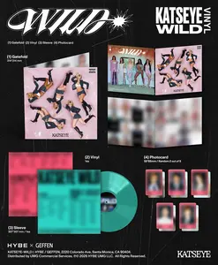 Katseye - Wild (Indie Exclusive Aquamarine Vinyl LP)(PREORDER)
