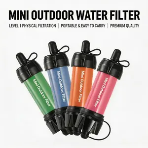 High-Capacity Emergency Water Straws – Lightweight, Reusable, 5000L Filters for Camping, Hiking, Travel, Biking, Survival, and Emergencies. No Expiration Date, Perfect for preparedness