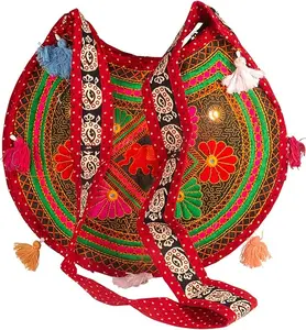 BOHO INDIAN EMBROIDRED SHOULDER BAG