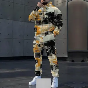 Men’s American-Style Casual Long-Sleeve Sweatshirt (Suit-Inspired)