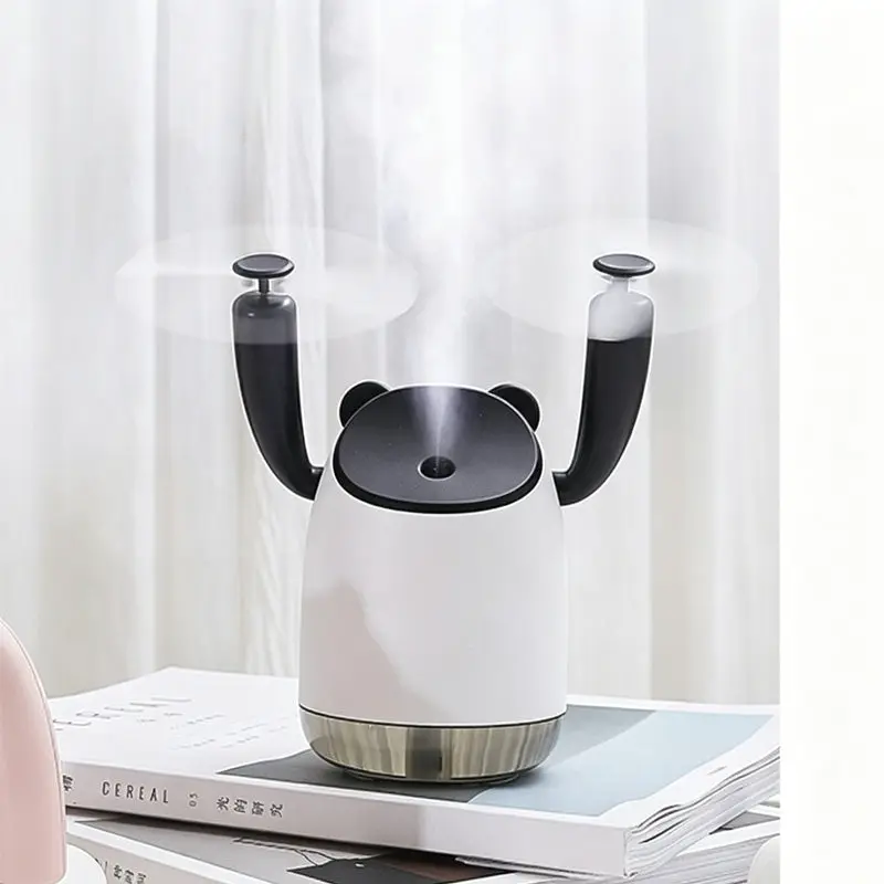 Spray Cooling Fan Portable Water Humidifier,USB Fan,desktop Small Fan,mini Air Conditioner  Humidifier Double Head Fan