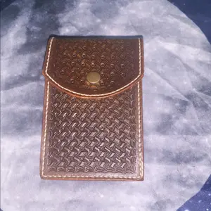 Brown Leather Tarot Case