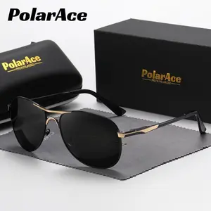 ProlarAce Unisex Polarized Alloy Beam Frame Sunglasses Driving Sunglasses Sunshade Glasses.
