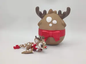 Reindeer Dragon Egg – Festive Collectible Surprise Toy