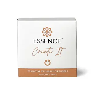 Essence Create It (Unscented) 5 Pack Bundle - 5x Unscented Nasal Diffuser Rings Healthcare Fitness Wellness