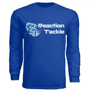 Reaction Tackle Long Sleeve Cotton T-Shirts