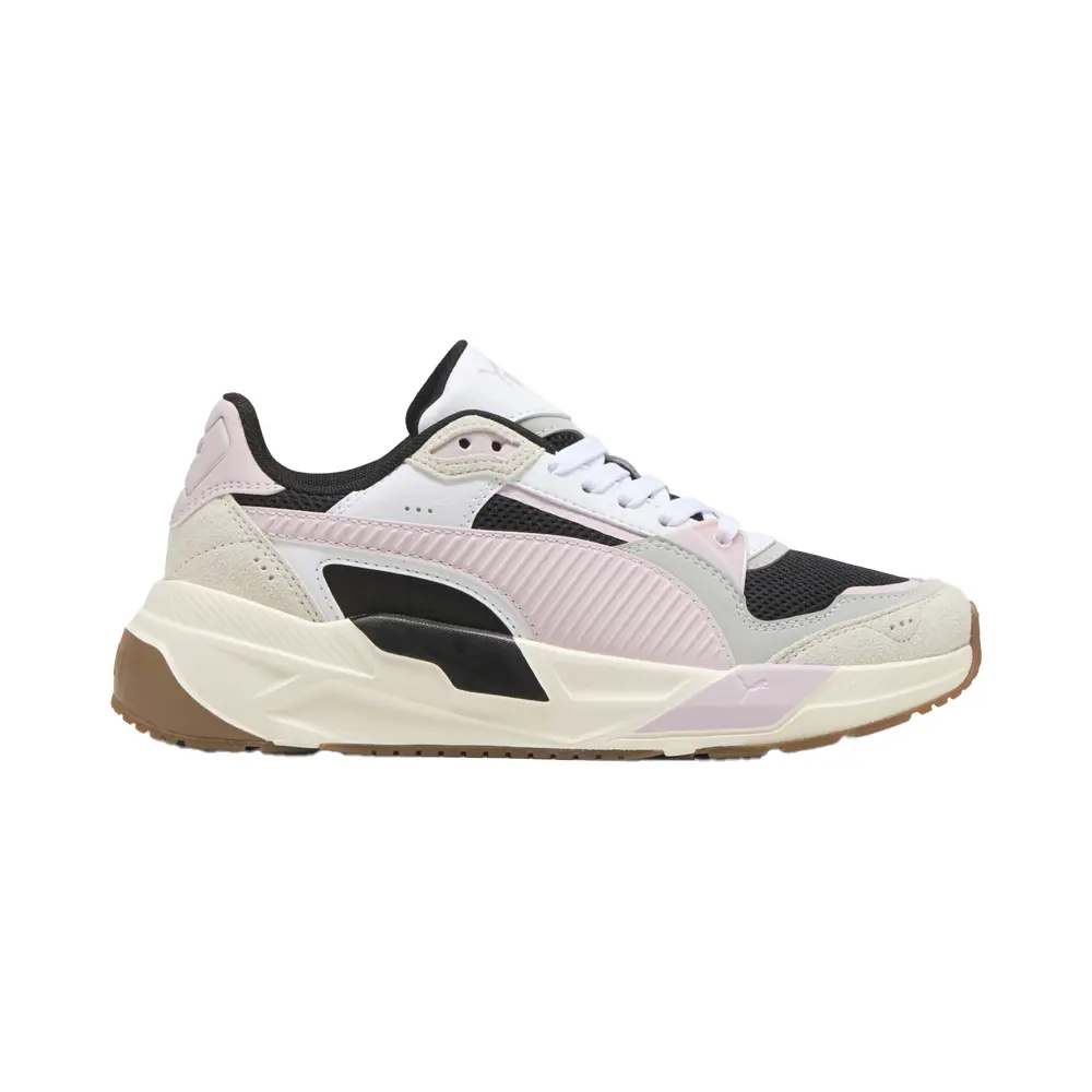 PUMA Womens Trinity 2 Lace Up Sneakers Shoes Casual - Pink, White