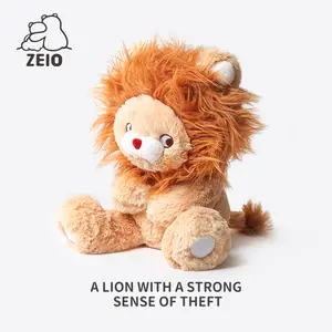 【ZElO TOYS】clearance LON Rahn Lion plush toy Cute Golden Lion doll dollHoliday gift companion doll Valentine's Day gift beanie boo eyes