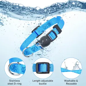 Puppy Collars – Super Soft Nylon Whelping Puppy ID - Adjustable Breakaway Litter Collars Pups – Assorted Colors Plain & Identification Collars with 2 Record Keeping Charts – Set of 12 (S)