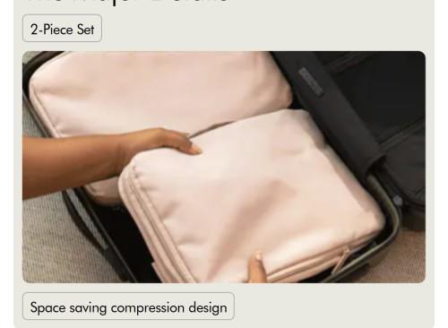 Medium Compression Packing Cubes