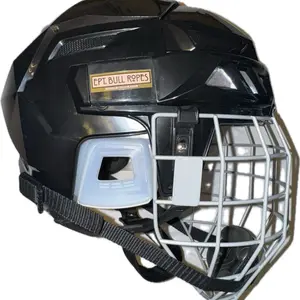 Rodeo Equestrian Bull Riding Protective Helmet Black - EPT Bull Ropes 107 Series