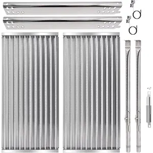 Grill Grates Replacement  for Charbroil Tru  2 Burner 463672416, 463633316, 463672019, 463672219, 463672216, 463672419, 17'' Emitter Plates for Char-Broil Performance 2 Burner.