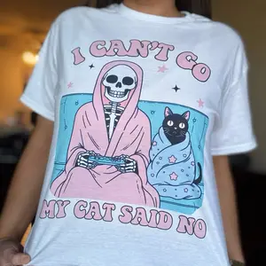 My cat said No Graphic Top