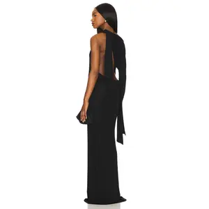 NBD The Shuri Maxi Dress in Black