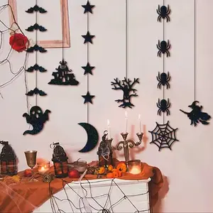 [NEW] 6-Piece Halloween Window Hanging Set – Ghosts, Spiders & More