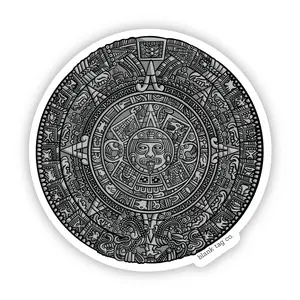 Blank Tag Co.® Waterproof Aztec Calendar Sticker