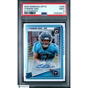 2025 Panini Donruss Optic Chimere Dike Autograph #269 PSA 9