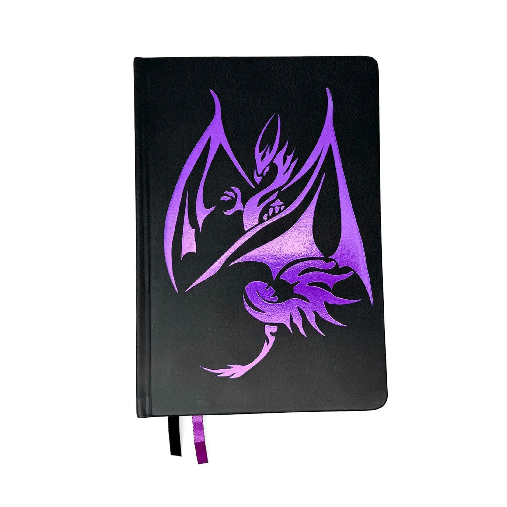 Lined Journal - Dragon Purple, Elegant Design, Versatile Pages, Ideal for Writing, Recording, and Reflecting