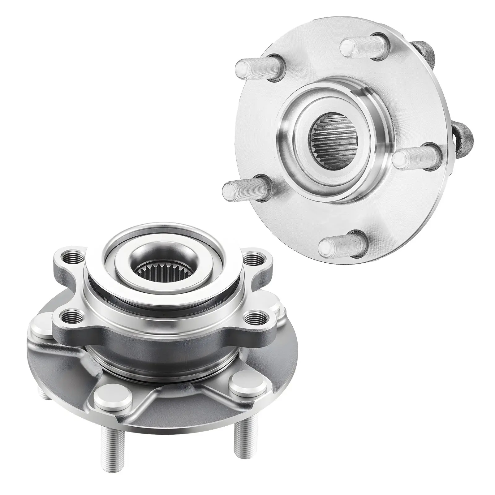 Summervibes VEVOR 2PCS Front Wheel Bearing & Hub Assembly Fit for 2014-2015 Nissan Rogue Select S Sport Utility 2013 Advance 2012 Sentra SE-R Spec V Sedan 4-Door 2.5L OEM 513298, Wheel Bearing Hub Assembly Set, Replacement, Parts Automotive