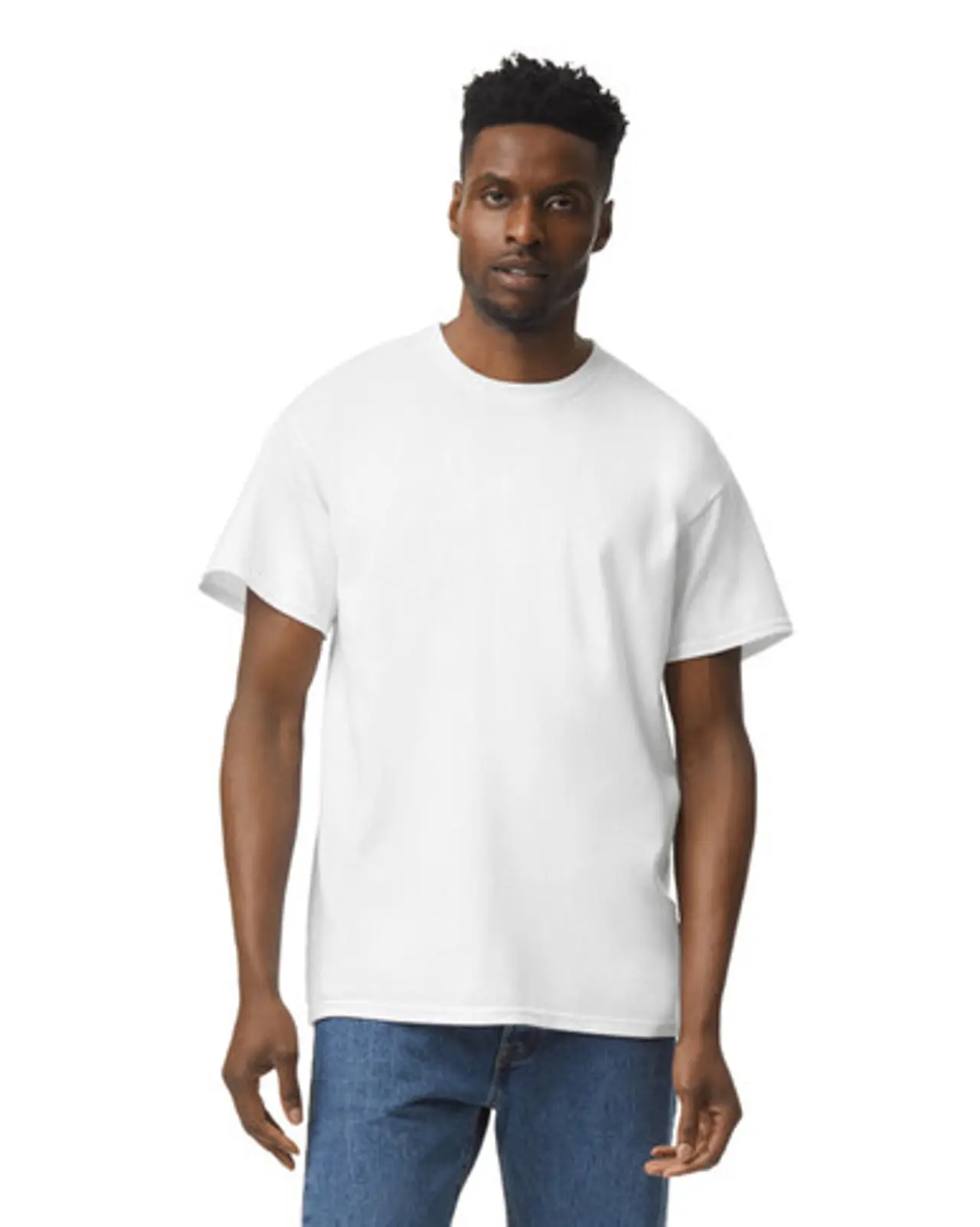 Gildan Men's and Women Heavy Cotton Plain Crew Neck Short Sleeves T-Shirt 5000 3 pack!!