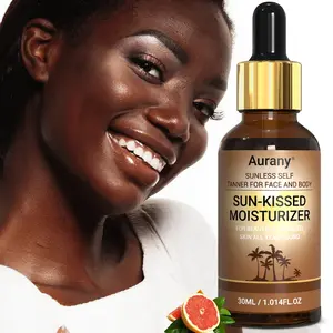 1Pc-Tanning Lotion, Tanning Lotion Oil, Browning Lotion, Dark, Sunless Self Tanner, Sunless Tanning Glow, Packed With Moisturizing Oils, Moisturizer, Achieve Beautiful Bronzed Skin All Year Round, Safe For All Skin Types-30ml