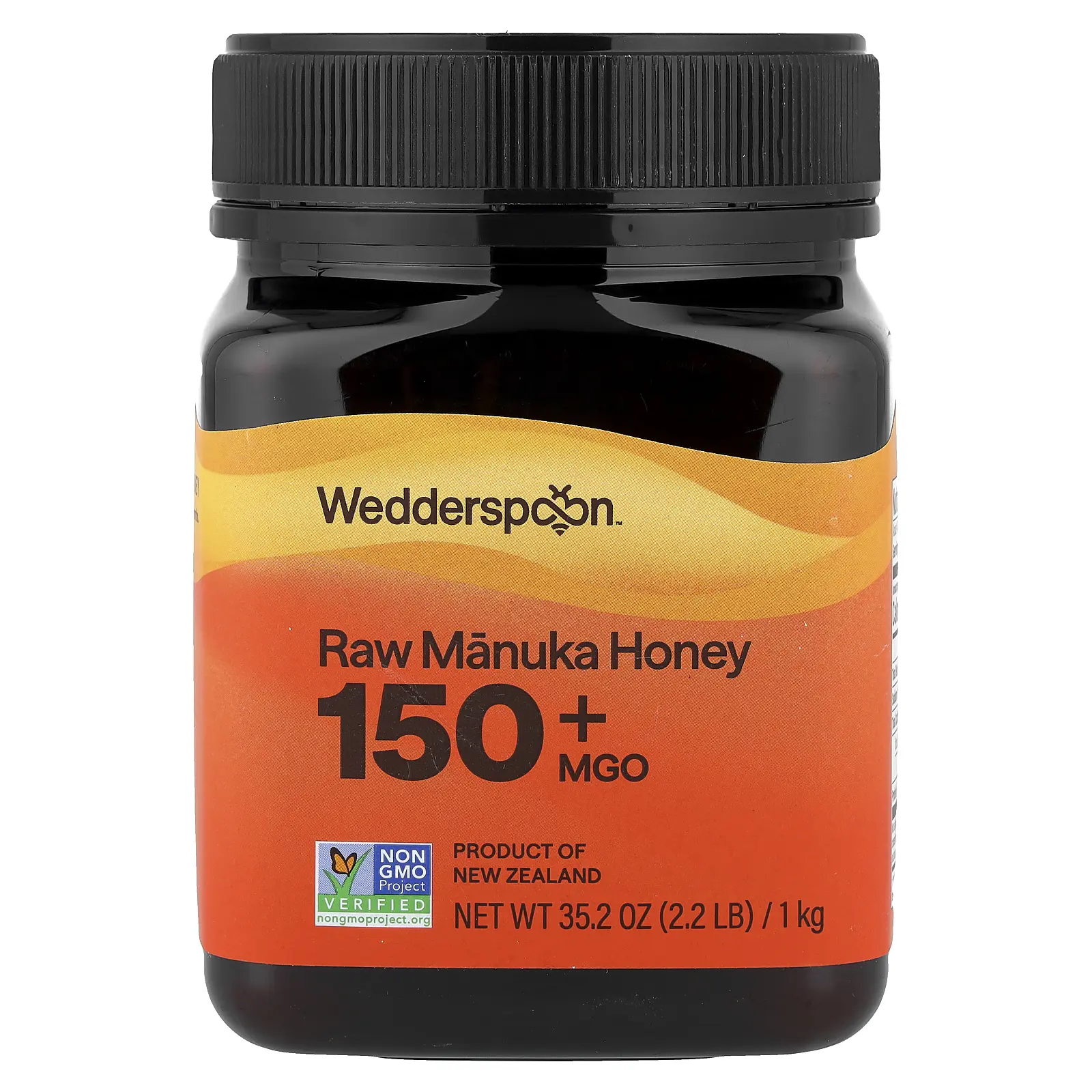 Wedderspoon Raw Manuka Honey, 150+ MGO, 35.2 oz (1 kg)
