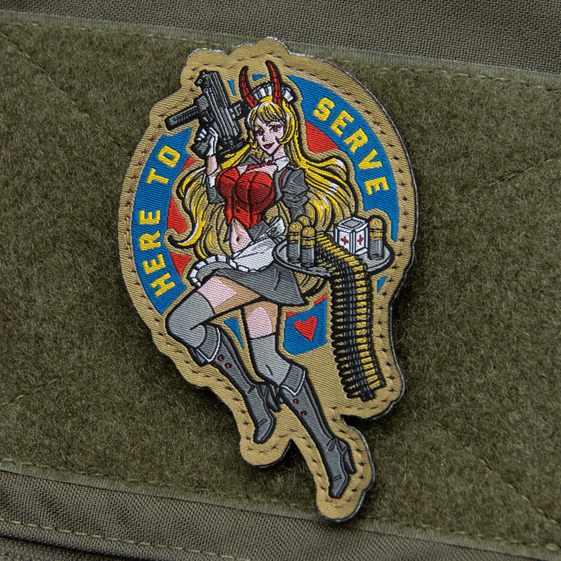 Here To Serve Anime Morale Patch