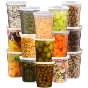 32 0z soup container-Leakproof,Stackable, BPA Free, Microwavable,Freezer Safe Kitchen Utensils