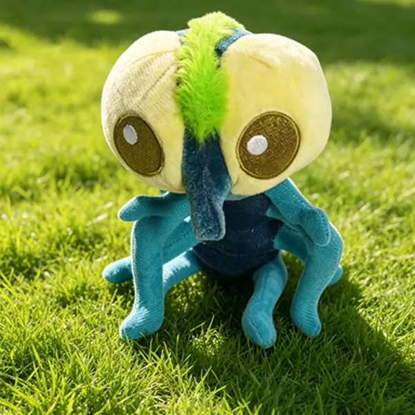 Cute Bug Plush Doll, Bzzzz Insect Stuffed Toy, Friend ofLucas Spider Fluffy Plushie, Soft Bug Figure Collectible PlushGift for Young People