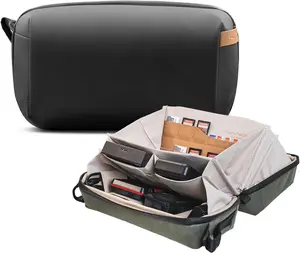 PGYTECH Tech Accessories Pouch Waterproof Small Electronics Organizer Bag Tech Organizer Pouch for Cables, Phone Batteries, Photography SD card