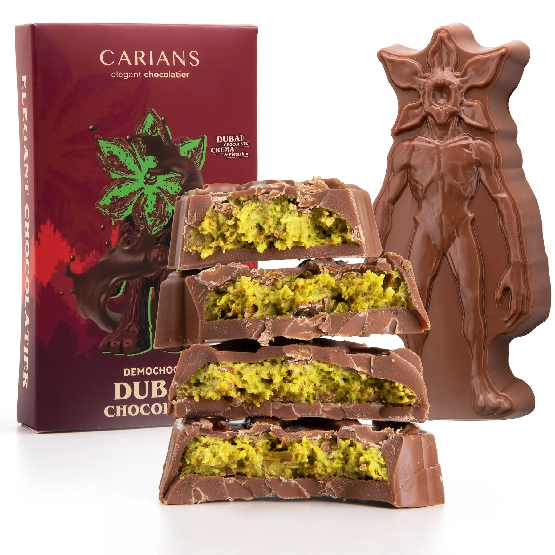Demochoco Dubai Chocolate Bar, Viral Stranger Things